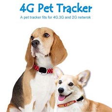 반려동물 강아지 고양이 추적 GPS V43 애완 동물 4G 미니 gps 추적기 방수, 하얀