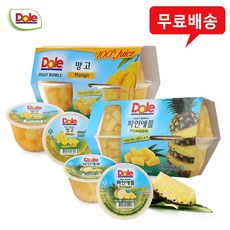 돌 후룻볼(4개입)x4팩(망고2팩+파인애플2팩)/무배, 1개