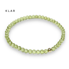 클라(KLAR) 천연 페리도트(Peridot) 원석팔찌 (3미리)