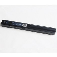 iScan 휴대용 펜 스캐너 미니 핸드 무선 포터블 스캐너 A4 스캔, TF 카드가없는 검은 색 +