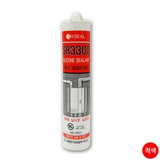 대흥 내열 실리콘 SR3300 적색 300ml, 1개