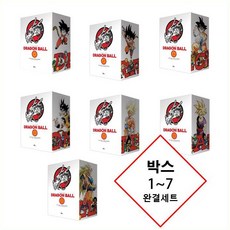 [토리야마 아키라] 드래곤볼 신장판 소장 박스 완결 세트 (총7박스 전42권 완결) [박스 세트별 커버 일러스트 엽서 6종 포함본]