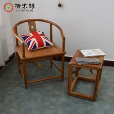 고가구의자 세트 서재 고가구의자세트 골동품의자 오래된 느릅나무 나무 원형 의자, 안락의자 60x54x84