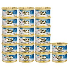 퓨리나 팬시피스트 화이트라벨 참치 흰살생선캔 / 고양이 습식사료, 85g, 20개