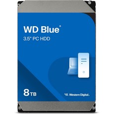 웨스턴 디지털 WD WD80EAAZ 8TB 블루 PC 내장 하드디스크 드라이브 [세금포함] [정품] HDD 하드디스크[세금포함] 5640 RPM SATA 6 Gb/s 256 M - wd80eaaz,8tb