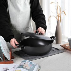 음식점용 간편 많은양 조리 궁중팬 34cm 주방용품세트