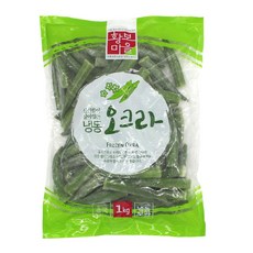 쉽쿡 냉동 오크라1kg 1+1, 2개, 1kg - longforman