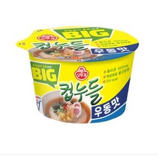 오뚜기 빅 컵누들 우동맛 61.5g, 12개