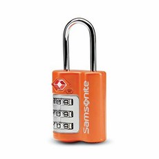 Samsonite Travel Sentry 3-dial Combination Lock Orange Tiger /289347