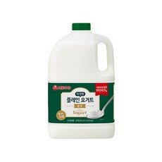 서울우유 대용량 플레인요거트 더진한 2.45L 무가당 그릭요거트 요플레