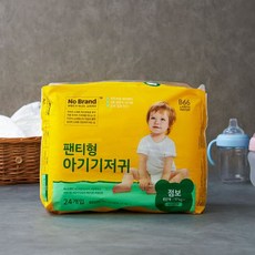 No Brand 노브랜드 팬티기저귀 남녀공용 점보 24P, 24개입, 6단계