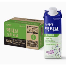 뉴케어액티브골든프레임곡물맛 뉴케어 액티브 골든밸런스 단백질음료 9.6L 1개