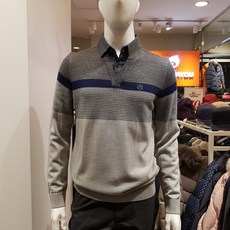 [올포유][시즌오프][대박할인]남성-J4253.193-4칼라블럭킹/셔츠 레이어드한 듯한 니트 스웨터