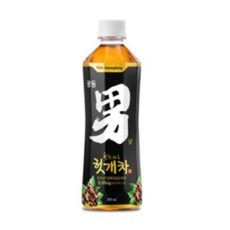 광동제약 진한 헛개차 무라벨 그린, 500ml, 20개