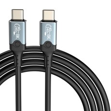 B4 케이블 40Gbps C 240W 고속 충전 디스플레이 지원 8K, 02 ice blue, 03 0.3m, 1개