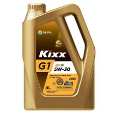 KIXX 킥스 G1 SP 5W30 4L 가솔린 엔진오일 더뉴스파크(가솔린) 킥스G1(4L) 엔진오일 352-A2651, 1개