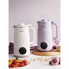  Decdeal 가정용 두유 콩물 죽 이유식 제조기 믹서기, 그린 스테인레스 라이너 10중칼 800ML 