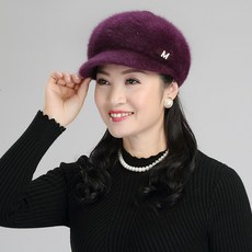 우리우리 노인 할머니 엄마 중년여성모자 효도선물 겨울털모자 예쁜모자
