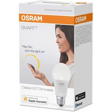 OSRAM 스마트 + LED E27 소켓블루투스 램프 조광 60W 전구 웜웨이 애플 홈킷 과 안드로이드LEDVANCE 스마트 + 애플 리케, 1, 단일옵션