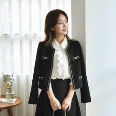 [마이더스비] 주덴 스팽글 트위드 가디건 자켓 리뷰후기