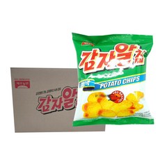 감자알칩 27g-40봉(한박스) 알감자칩 매콤한맛