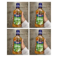 크라프트 드레싱 이탈리안 제스티 473ml x4개 Kraft Zesty Italian Dressing, 4개