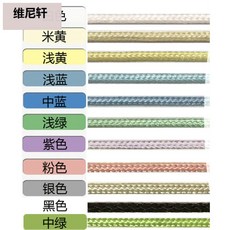 others 1.5mm 알루미늄 블라인드 당 김 줄 10 미터 내 마모 벌집 커튼 부품 팽이 선 폴리 에스터 컬러 가 는 1mm 흰색