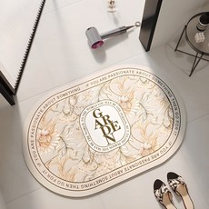 디씨네트워크 빨아쓰는 규조토 발매트 60 x 40 cm, 가든베이지