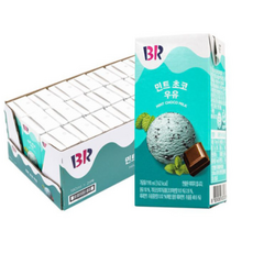 배스킨라빈스 민트초코 우유, 190ml, 192개