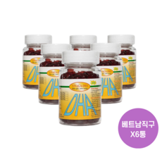 (무료배송 총알배송) VINAGA-DHA 비나가 게욱 걱 오일 GAC OIL 100정 x 6병 (600정), 6개