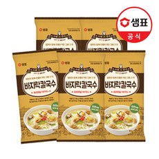 [] [샘표] 바지락칼국수 100.3g x5, 상세 설명 참조