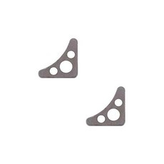 스피드웨이 모터스 50피스 스틸 웰드 가셋 플레이트 세트 구멍 롤 케이지 섀시 바 1-1/2인치 및 1-3/4인치 크기 14 12 게이지 자연 마감 경제적인 팩, 스피드웨이 모터스 50피스 스틸 웰드 가셋 플레이트 세, 1개