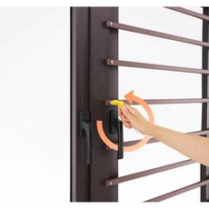 창문안전바 창문 방범창 셀프 설치 추락방지 안전가드, 단면 2.0두께 폭 61-70cm, 1개