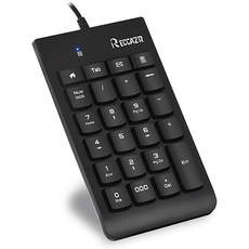 노트북 데스크톱 PC 컴퓨터 RECCAZR FN10 블랙 노멀 키캡을 위한 다중기능 단축키를 갖는 숫자 키패드 23 키 USB 번호패드 휴대용 금융계산 수치 키패드, 상세페이지 참조, 상세페이지 참조