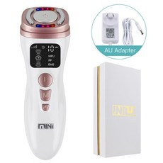 초음파필링기 미니 HiFU 기계 얼굴 마사지 초음파 EMS RF 리프팅 장치 피부 redor 타이트닝 미용 제품, 04 AU PLUG 박스, 1개