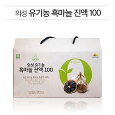 유기농 흑마늘즙 [대성의성마늘] 의성 유기농 흑마늘진액100 (80ml*30포*1박스), 2400ml, 1개