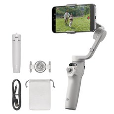 DJI 오스모 모바일 6 스마트폰용 짐벌 스태빌라이저 3축 폰 내장 연장봉 물체 추적 휴대 및 접이식 블로깅 유튜브 틱톡 슬레이트 그레이, 플래티넘 그레이_독립형, 1개