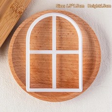 문자 스탬프 쿠키 몰드 생일 아버지 발렌타인 새해 축복 엠보싱, 8.Arch Cutter