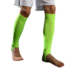 통기성 남자 여름 달리기 양말 축구 등자 양말 축구 다리 양말, 형광 녹색, 형광성 녹색, 1개