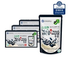 연세대학교 연세우유 고소한 검은콩 고칼슘 두유 파우치60팩, 단품/1