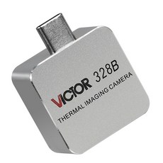 열화상카메라 스마트폰 카메라 열감지 휴대용 Victor 모바일 열화상 안드로이드 폰용 IP65 산업 검사 열 손실 감지 적외선 328A, [02] 328B, 1개