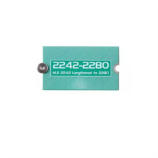 M.2 NGFF NVME 확장 전송 카드 어댑터 랙 보드 2242 2280 연장, 1개