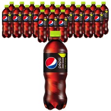 펩시 제로 슈거 라임향, 500ml, 24개