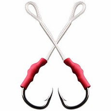OROOTL Fishing Jig Assist Hooks with Line - 60pcs Saltwater Ji/100690