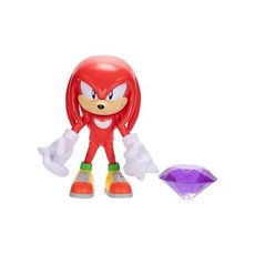 Sonic the Hedgehog 4-inch Knuckles Action Figure with Purple Chaos Emerald Accessory. Ages 3+ (Offi, one option, one option, 1개