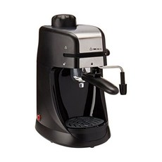 Capresso 스팀 증기 PRO 에스프레소 and 카푸치노 머신 4-Cup 스테인레스 스틸/블랙 커피머신 드롱기 일리 전자동 가정용 304.01 2570046 22512305, Capresso 스팀 증기 PRO 에스프레소 and 카