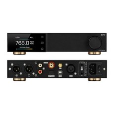 토핑 D70 Pro OCTO 완전 균형 DAC: 8X CS43198 XMOS XU316 DSD512 PCM768kHz DAC 블루투스 5.1 LDAC USBAESBT광학동축 입, Black - d70pro