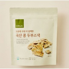 ORGA 구운 두부스낵 65g, 6개