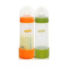 [MPL]일회용젖병250ml(비닐팩10매포함), 일회용젖병(비닐팩10매포함)오렌지, 1개