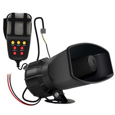 자동차 차량용 긴급 싸이렌 스피커 경보 렉카 알림, 24v, 1개